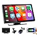 Haudio Schermo Per Auto,Carplay Wireless Andriod Auto,Touchscreen da 7 Pollici con 1080P Retrocamera Auto,Bluetooth|Mirror Link|AUX|FM Autoradio senza fili Compatibile con Tutti i Veicoli