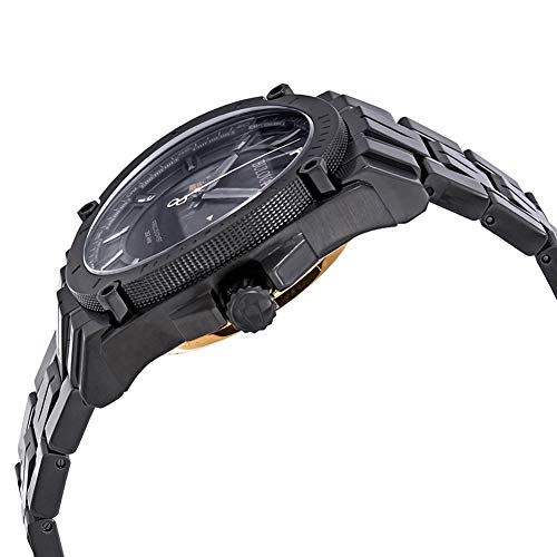 Bulova Grammy Quartz Mens Watch, Stainless Steel , Black (Model: 98B295) #TOP4