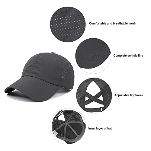 Gorra de béisbol para madres con orificio para coleta miniatura 3