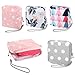 Skrfren 4 Pack Portable Sanitary Napkin Storage Bags, Reusable Mini Pouch for Purse, Menstrual Period Bags, Feminine Care Period-Bags Kit
