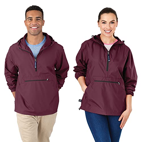Image of Charles River Apparel Unisex Pack-N-Go Pullover, Lightweight Packable Anorak Windbreaker for Men and Women