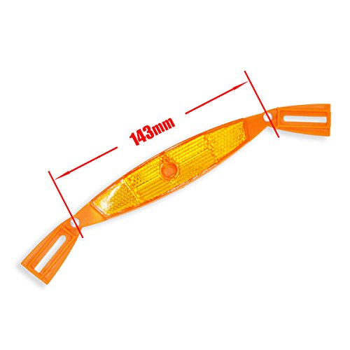 Labewin 1 Pair Bicycle Spoke Reflector Warning Light Bicycle Wheel Rim Reflective MTB Road Cycling Spoke Lights Bike Bicycle Accessories