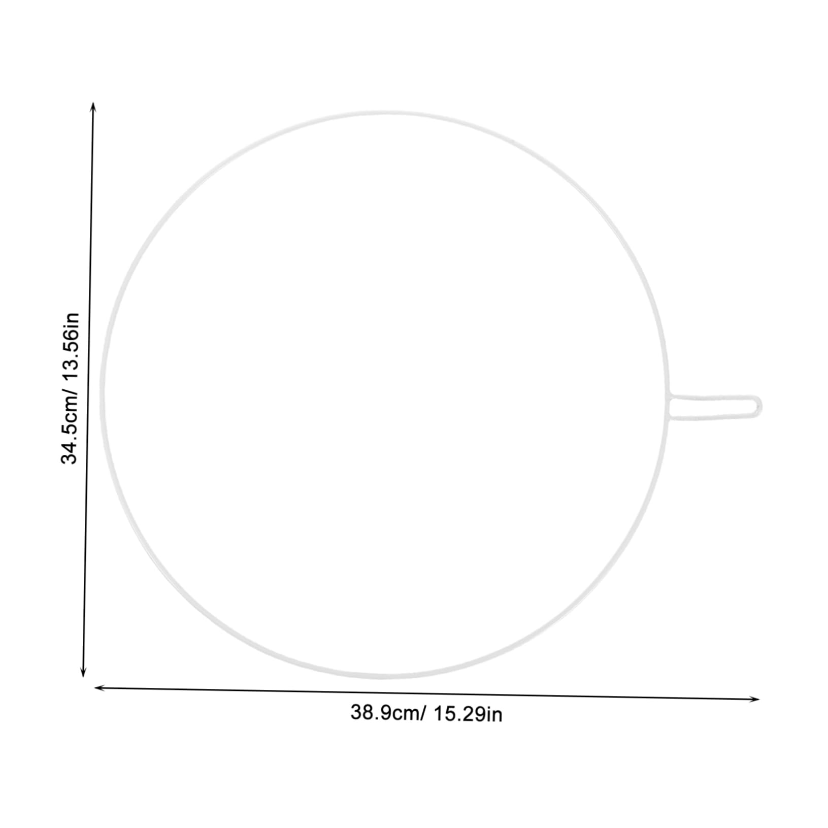 ABOOFAN 2Pcs Crib Canopy Net Hoop Support Rings for for Crib Bed Rack Safe Stable Mounting Accessories