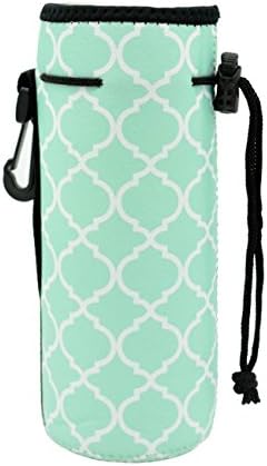 BASELIFE Water Bottle Carrier,Insulated Neoprene Water Gym Travel bottle Holder Bag Protector Sleeve Case Pouch Cover 0.6L or 0.75L, Great for Stainless Steel and Plastic Bottles