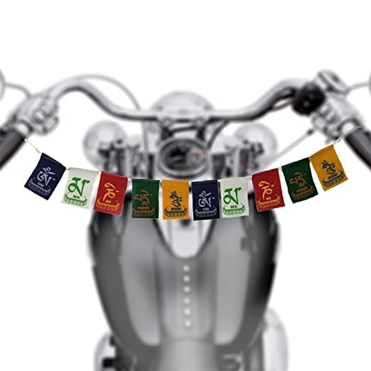 Altrona Tibetan Buddhist Ladakh Prayer Flags for All Cars and Motorbikes(Medium Size)-picture-20