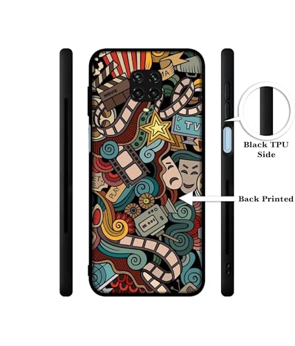 Image of Movies Design Premium 2D Printed Metal Back Case Cover for Mi Redmi Note 9 Pro /Note 9 Pro Max /Poco M2 Pro