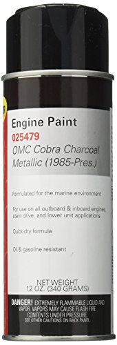 Moeller 025479 EP Omc Marine Paint, Charcoal Metallic