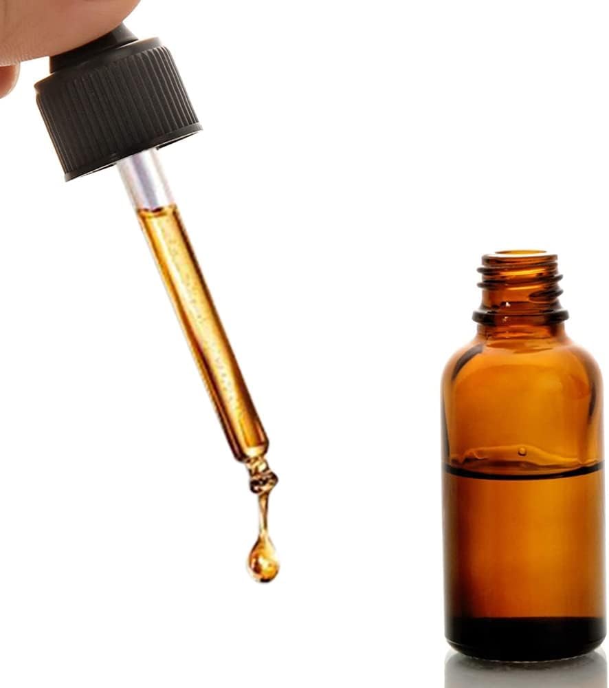 YBCPACK Lot de 24 flacons compte-gouttes 10 ml en verre ambré – Bouteilles réutilisables UV pour huiles essentielles, parfums & aromathérapie (pipette, étiquettes, entonnoirs)