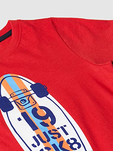 Image of Max Boys Printed Crew Neck Regular Fit T-Shirt