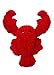 Multipet's Look Who's Talking Plush Lobster Dog Toy, 7.5-Inch