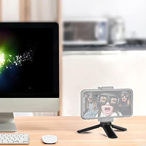 Image of Mini Tripod Stand with 1 /4 Inch Screw Desktop Handheld Tripod Anti Shake