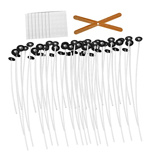 Gadpiparty Candle Making Supplies DIY Candle Wicks Kit Holders Stickers for Craft Lovers
