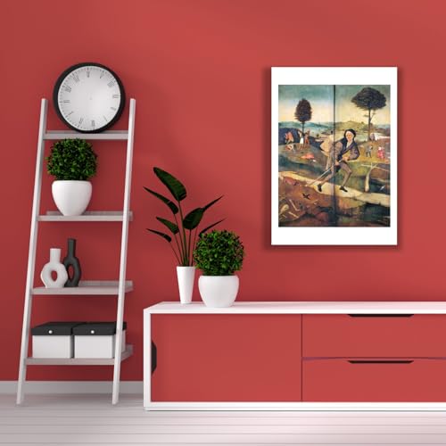 Impression Hieronymus Bosch Le Pedlar affiche d'art poétique format medium finition mate