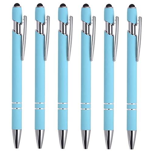 Stylos à bille 2 en 1 à encre noire et pointe moyenne pour une glisse parfaite sur écran