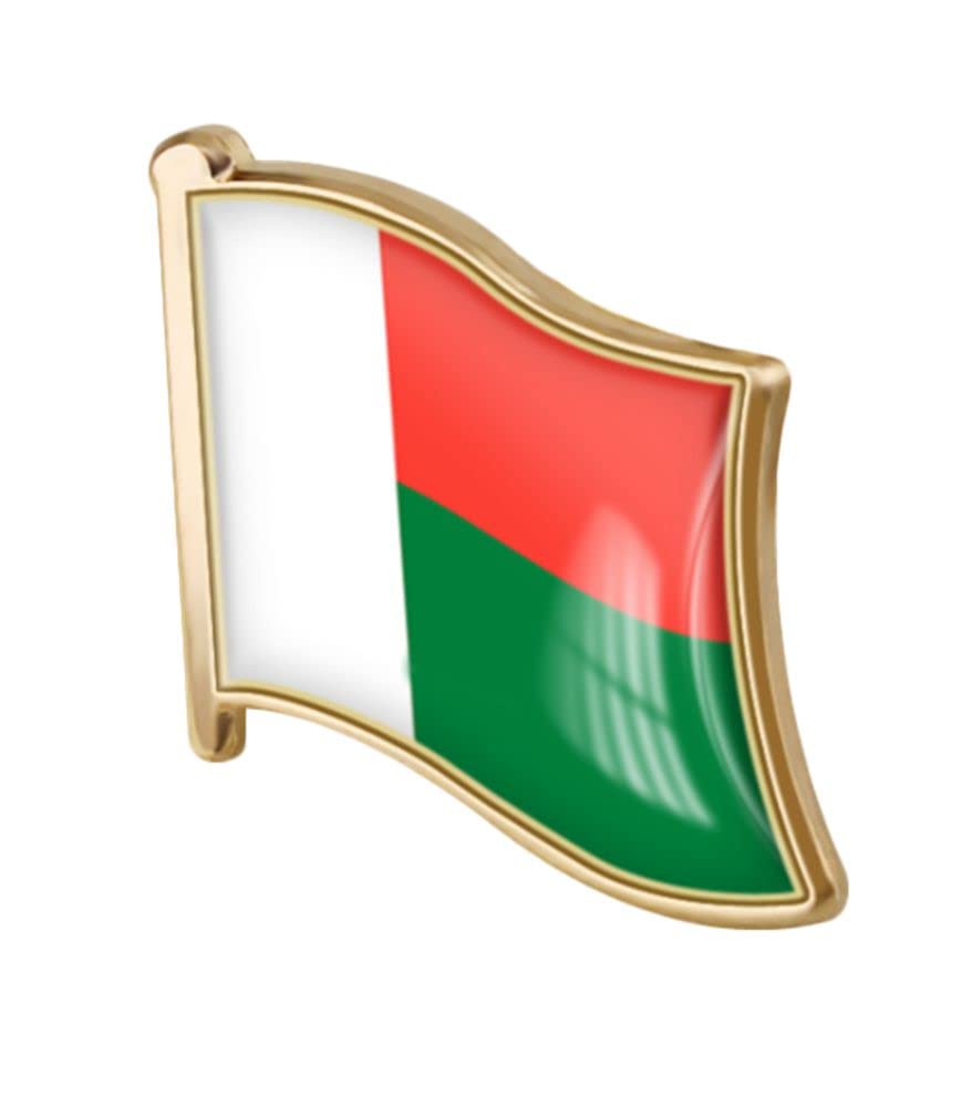 vmcoatdu Country Flag Pin Badge International Travel Brooch Metal Alloy Souvenir Pin for Hat Clothes Backpack