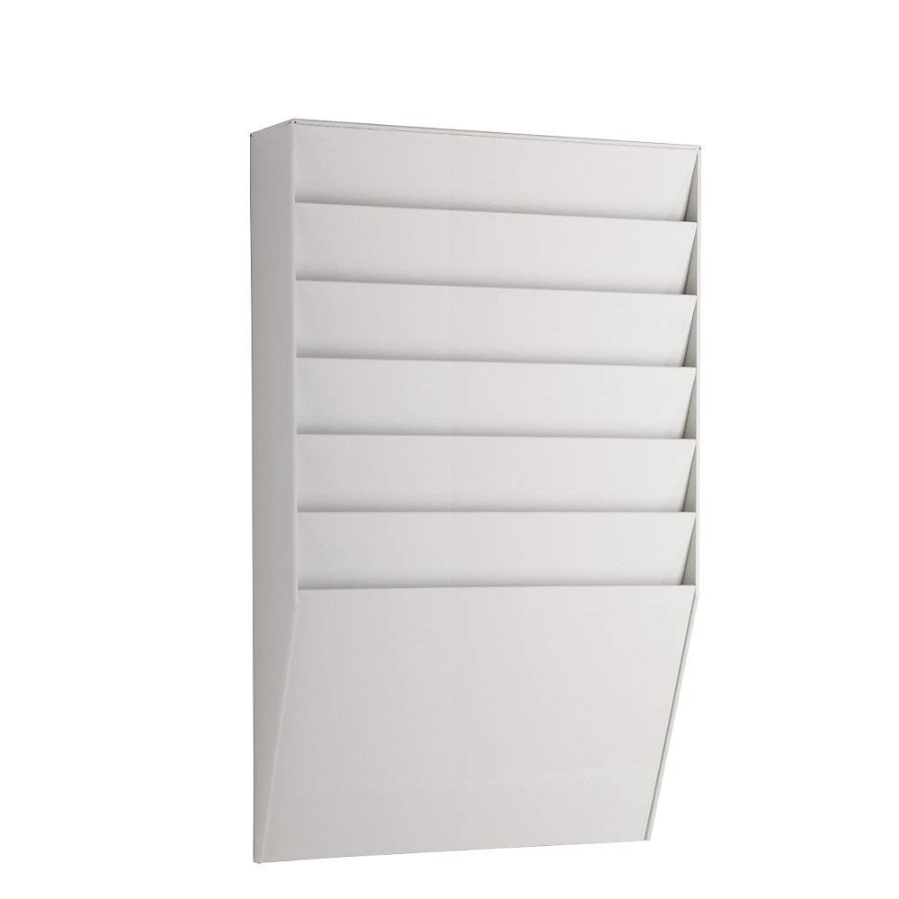 Fast Papel A4 Documento Panel de control con 6 compartimentos, color gris | 1 x 6 compartimentos, H x A x P 505 x 311 x 79 mm, gris
