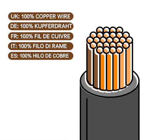 Anhängerstecker mit 7 Pins, 3,5 m TPU-Kabel, Metallklemmen, Stecker für Wohnwagen/Traktor