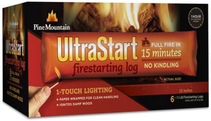Pine Mountain UltraStart Firestarter Logs, 6 Count - 2 Pack