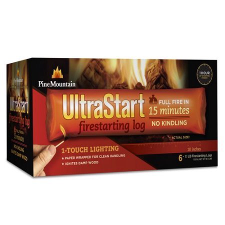 Pine Mountain UltraStart Firestarter Logs, 6 Count - 2 Pack
