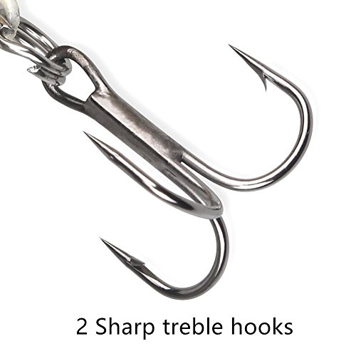 Sfeexun Lifelike 4 Segment Big Swimbaits for Bass Sinking Fishing Bass Lures Artificial Hard Bait Swimbait for Fishing, Great for Fisherman Dad Gift Style 5 (8.85 inches L 4.76oz) - Thumbnail 7