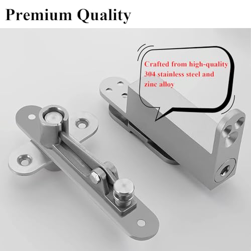 MIMIRACLE Heavy Duty Self Closing Door Pivot Hinges - Adjustable Speed, 304 Stainless Steel, 360 Degree Shaft, Hidden Door Hinges for Wood Secret Door by MIMIRACLE - Image 3