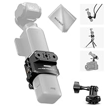 【Compatible with DJI Osmo Pocket 3】 Sturdy aluminum alloy construction and shockproof rubber covers perfectly fit your Pocket 3 and can be used as an accessory expansion adapter, while protecting it in daily life. 【VARIOUS FIXING POINTS】 One accessor...