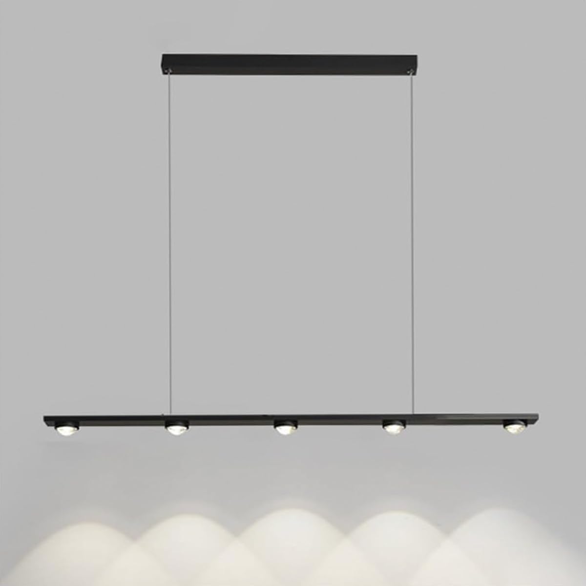 Lustre de salon moderne nordique en aluminium pour table à manger