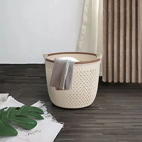 Portable Small Laundry Basket 10.2 Inches High Children's Laundry Basket Plastic Dirty Clothes Storage Basket Fruit And Vegetable Storage Basket #TOP3