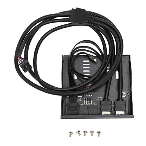 Hub USB 3.2 del Panel Frontal Yinhing de 10 Gbps con Lector de Disquete y 2 Puertos 3.0