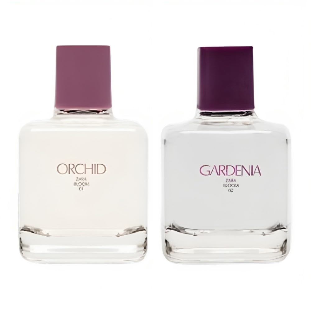 Zara Orchid + Gardenia Fragrance Set Perfume for Women EDP Eau De Parfum 2x 90 ML (3.0 FL. OZ)