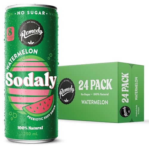 Remedy Sodaly - All Natural No Sugar Soft Drink (Watermelon)