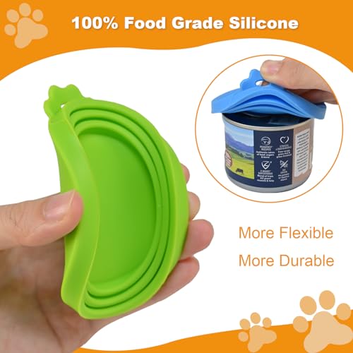 Yobbai Pacote Com 6 Tampas Para Latas De Comida Para Animais De Estimação, Seguras Para Alimentos, S