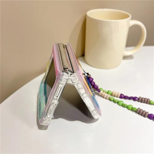 Bracelet de poignet antichoc sur coque marbre Samsung Z Flip 4 - 2