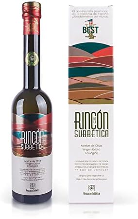 Award Winning, Organic Cold Pressed EVOO Extra Virgin Olive Oil, 16.9-Ounce Glass Bottle