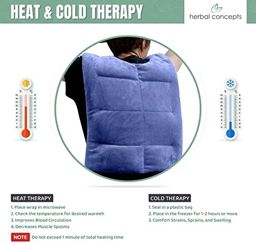 Herbal Concepts Comfort Back Pac, Blue