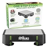 Small Step Stools for Adults - Small Mobility Aid for Seniors - Portable Heavy Duty Plastic Step Platform & Bed Steps for High Beds for Adults - Assist Device for Kitchen Bathroom Toilet - Kids Stool