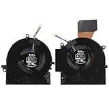 New CPU+GPU Cooling Fan (DC12V) Replacement for HP OMEN 16-B 16-C RTX3060 RTX3070 TPN-Q265 TPN-Q267 Fan Series M75487-001 ND8CC02-20K25 M75488-001 ND8CC02-20K26