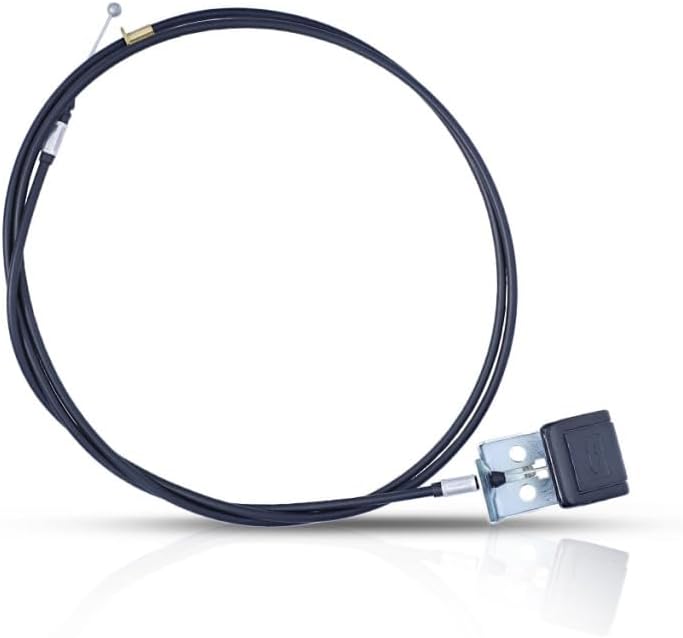 KarParts360 For Toyota Tacoma 1996-2004 Hood Release Cable | Black | Plastic/Metal | With Handle | Replacement For 5363004020
