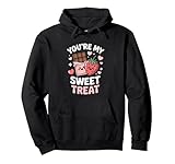 Tu ES ma friandise Kawaii Chocolate Love Sweat à Capuche