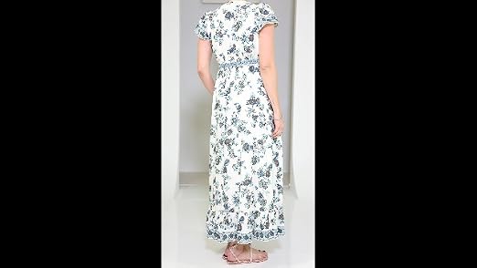 max studio empire waist maxi dress Max Studio Smocked Empire Waist Maxi Dress in Green