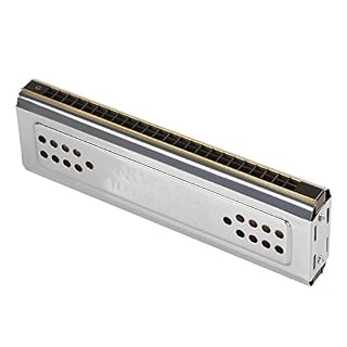 Harmonica trémolo double face 24 trous clés de C et de G - Les Beatles, Paul McCartney, John Lennon, RIngo Starr, George Harrison Harmonica trémolo double face 24 trous clés de C et de G – Image 4