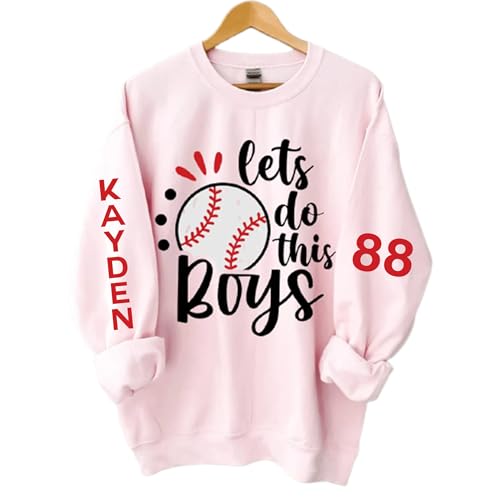 IZI POD Custom Team Sweatshirt - Personalized Baseball Sweatshirt With Team Name and Number2