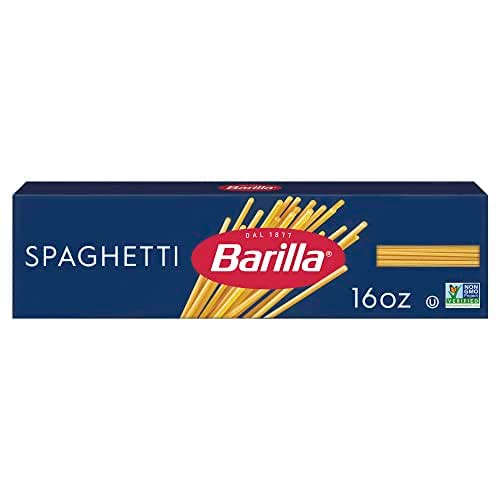 Barilla Spaghetti Pasta, 16 oz. Box - Non-GMO, Made with