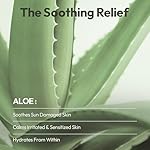 LAPCOS Aloe Sheet Mask, Daily Face Mask with Cucumber and Aloe Gel to Calm and Moisturize Skin, Korean Beauty Favorite, 5-Pack - Image 2