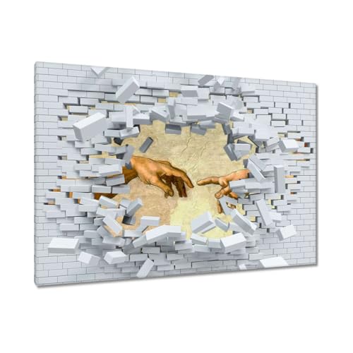 Création d'Adam tableau 120x80cm peitunre imprimée sur toile art mural H1837M_WGPC1B