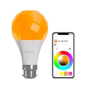 Nanoleaf Essentials B22 LED Bulb, RGBW Dimmable Smart Bulb – Thread & Bluetooth Colour Changing Light Bulb, Works with…