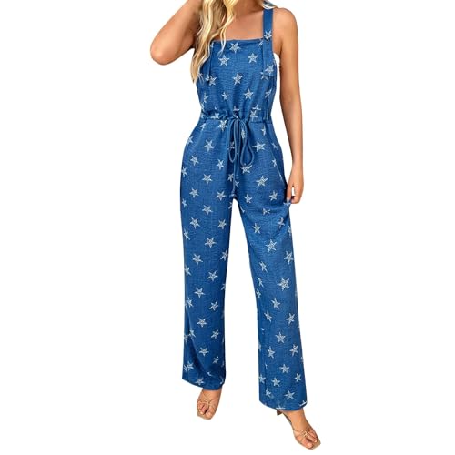 Mono de verano para mujer elegante confección ligera de pierna ancha