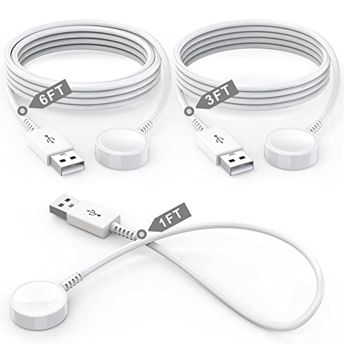Watch Charger For Apple Watch Charger,3-Pack 6Ft/3Ft/1Ft Usb Apple Watch Charger Cable Cord Compatible With Apple Watch Series 8/7/6/Se/5/4/3/2/1/Ultra #TOP7