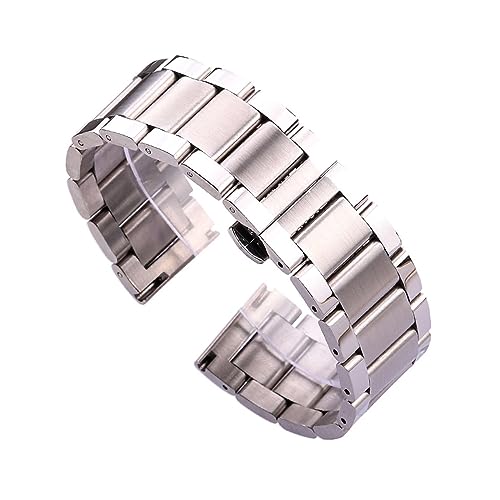 Bracelet de montre en acier inoxydable chic pour un style élégant du bureau aux sorties