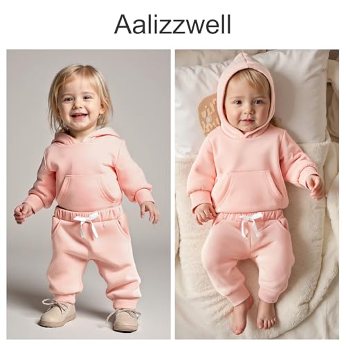 Aalizzwell Infant Baby Winter Hoodie Outfit2